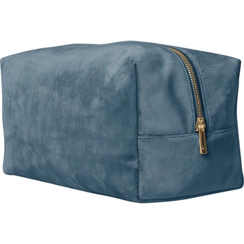 BagBase toaletní taška BG 716 sametová L modrá topaz