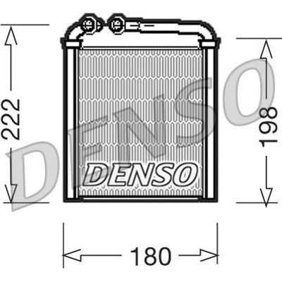 Výměník tepla, vnitřní vytápění DENSO DRR32005
