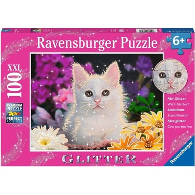 RAVENSBURGER Třpytivé Kočka XXL 100 dielov