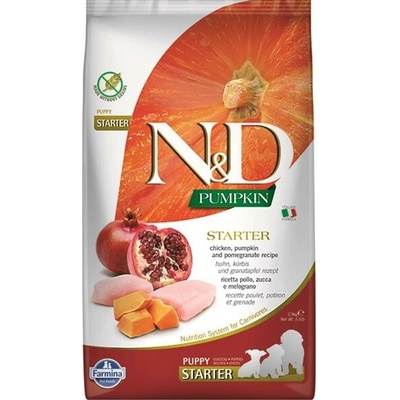 N&D Grain Free Pumpkin puppy starter all breeds chicken & pomegrante 2,5 kg