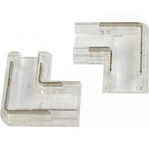 Lightex Ъглов конектор за еднократна употреба 2PIN за LED лента, COB, 5A, 8 мм, IP20 - Lightex (521AL0001118)