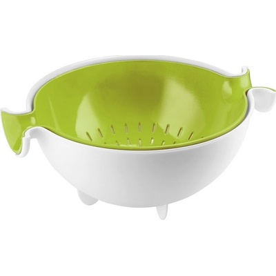 Guzzini Sada cedníku s miskou Apple Green