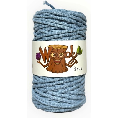 Woody Crafts Woody 3 mm – Světlý Jeans (100m)