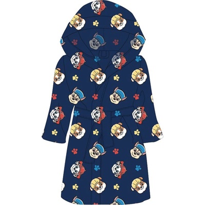 Paw Patrol - Tlapková patrola - Licencia Chlapčenský župan - Paw Patrol tmavo modrá