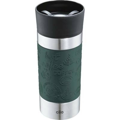 Cilio Viaggio Termohrnek 360 ml tmavě zelená