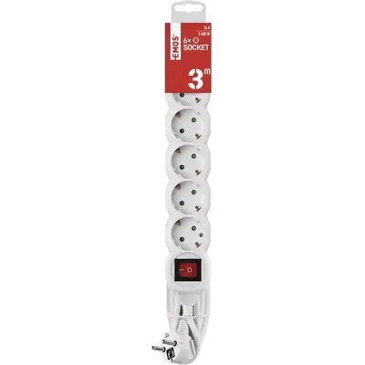 EMOS 6 Plug 3 m Switch (P1623R/1922160302)