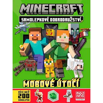 Kolektiv Vilém Zavadil Minecraft samolepkové dobrodružství Mobové útočí
