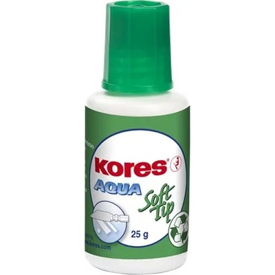 Kores Течност за поправка с гъба на водна основа, 20 ml, KORES "Aqua Soft Tip" 69461 (69461)