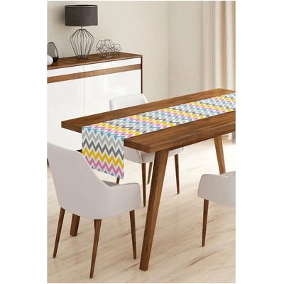 Minimalist Cushion Covers Behúň Zig Zag 45x140cm
