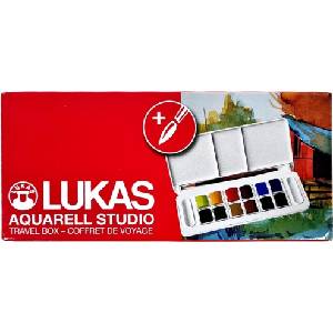 Lukas Aquarell Studio Travel Box Комплект акварелни бои 12 бр (768550000)