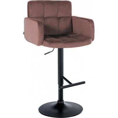 Design-shop Los Angeles černá / samet hnědá