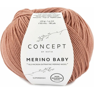 Katia Merino Baby Farba: 98 - Terra brown
