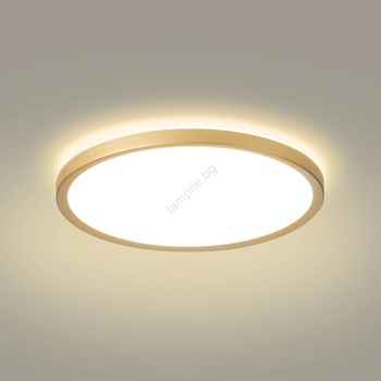 Brilagi - LED осветително тяло за баня ULTRA SLIM LED/24W/230V Ø 42 см златисто IP54 (BG3694)