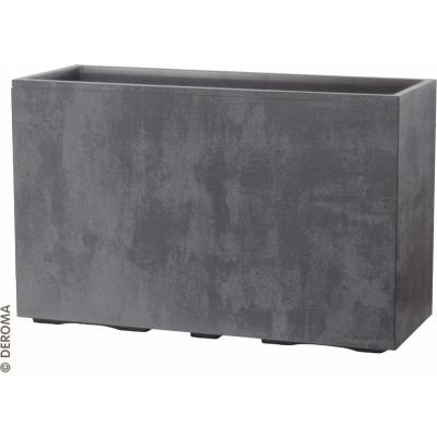 Deroma Kvetináč Millenium 99 cm so zásobníkom na vodu - ash grey