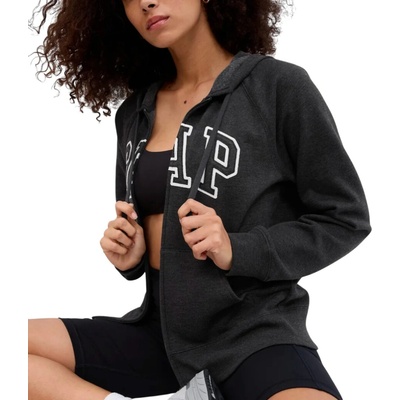 GAP Logo Heritage Fullzip šedá