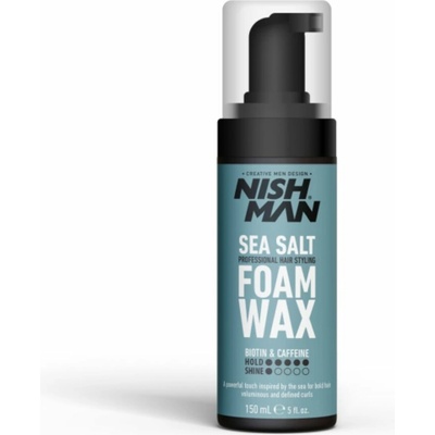Nishman Sea Salt Foam Wax - penový vosk s obsahom soli pre extra textúru 150 ml