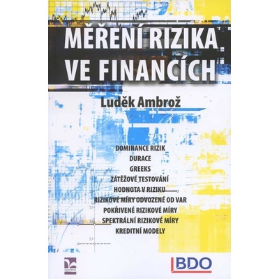 Měření rizika ve financích - Ambrož, Luděk