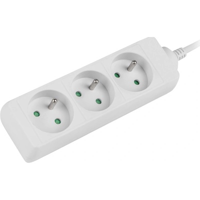 Natex Lanberg prodlužovací 3 zásuvky 1.5m bílé PS0-03E-0150-W