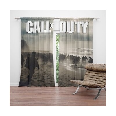 Sablio Závěs Call of Duty Normandie: 2ks 140x250cm