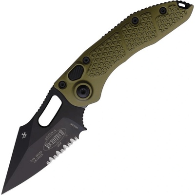 ! Microtech STITCH S/E OD GREEN P/S 169-2OD