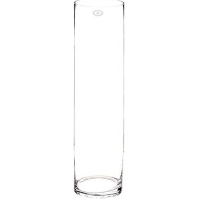 Váza skleněná - tvar válec, výška 60 cm, čirá Autronic (SKK1009-XXL), Přírodní, Sklo – Zboží Mobilmania
