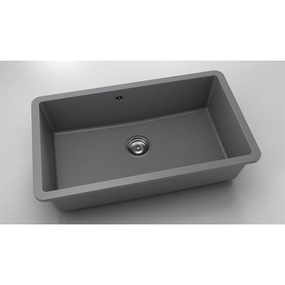 FAT Мивка за долно вграждане Vanguard 232, Fat Granite, 1007 Тъмносив, с включен сифон