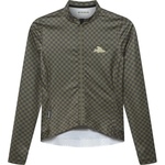 CafÉ du cycliste Мъжка фланелка с дълъг ръкав за колоездене CAFÉ DU CYCLISTE Constance Cycling jersey - Raven Carob - размер XL (056-4334-0214)
