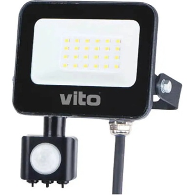 VITO Led ПРОЖЕКТОР 20w 6000k ip65 СЪС СЕНЗОР vito sava (6970233833772)