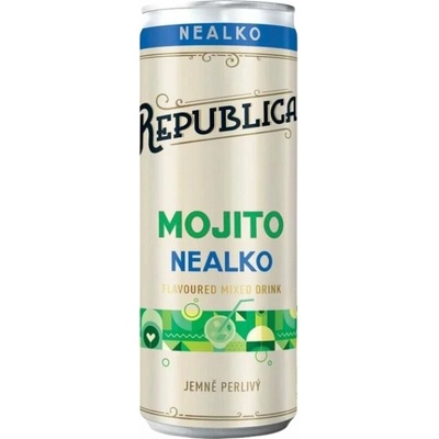 Republica Mojito Nealko RTD 0% 0,25 l (plech) – Zbozi.Blesk.cz