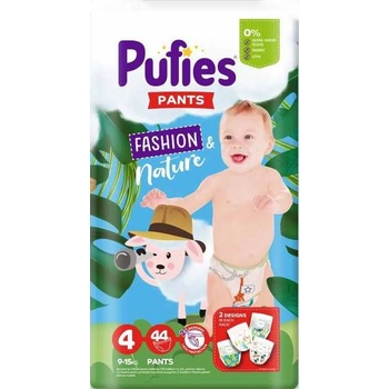 Image 1 of pufies Пелени гащи Pufies Pants Fashion & Nature 4, 44 броя (23151)