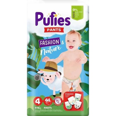 pufies Пелени гащи Pufies Pants Fashion & Nature 4, 44 броя (23151)