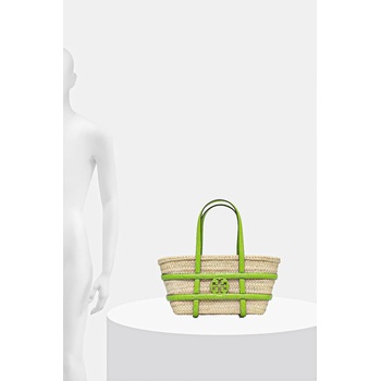 Tory Burch Чанта от рафия Tory Burch Ella Straw в бежово 169396-300 (169396.300)