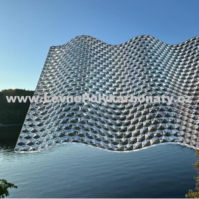 Palram WBH Strong Vlnitý polykarbonát 2,8 mm 1,045 m x 4 m čirá 1 ks