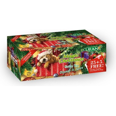 Liran Magic Christmas Green Tea Vánoční zelený čaj 30 x 2 g
