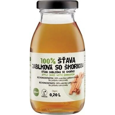 Zdravo Organic 100% jablko se skořicí 0,75 l