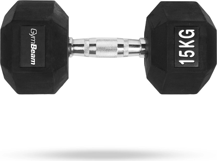 GymBeam Jednoručka Hexagonal 15 kg