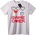 NOONEBRAND Тениска Пиксел Game Over сърце - 6XL, White