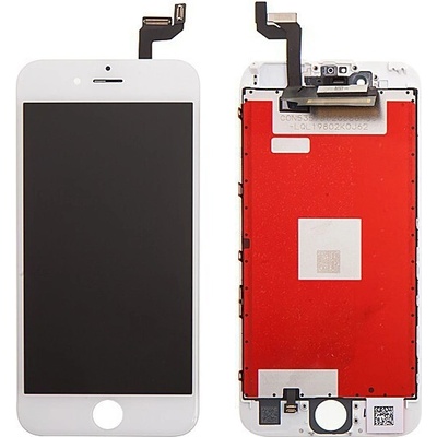 AppleMix LCD panel + dotykové sklo (digitalizér dotykovej obrazovky) pre Apple iPhone 6S - biele - kvalita A+