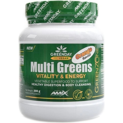 AmixGreenDay Multi Greens Vitality Energy pomeranč 300 g
