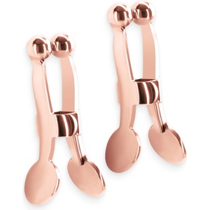 NS Novelties Bound Nipple Clamps C1 Rose Gold