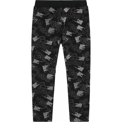 Kugo dívčí zateplené legíny YL8746 černá