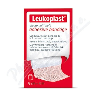 BSN Leukoplast Elastomull obinad.bílé kohez.8 cm x 4 m 1 ks