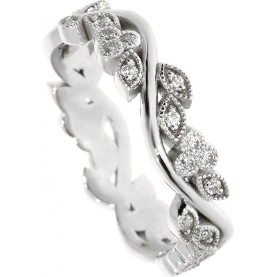 Zlatnictví Helios zlatý snubní prsten dámský ER GR 396 S Se Zirkony