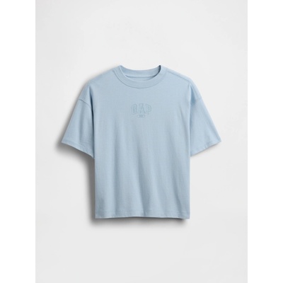 GAP detské oversize tričko s logom 1969 modrá
