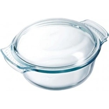 Pyrex hrnec s poklicí varné sklo 25 cm