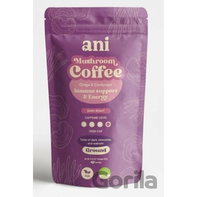 ANi Mushroom Coffee Imunne suport & Energy mletá 350 g