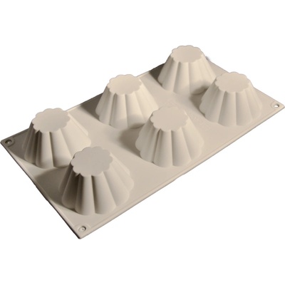 Cesil Silikonová forma /na mražené dezerty Košíčky na 6 ks 3,7cm