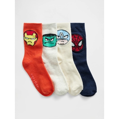 GAP Baby ponožky Gap & Marvel 4 páry Viacfarebná