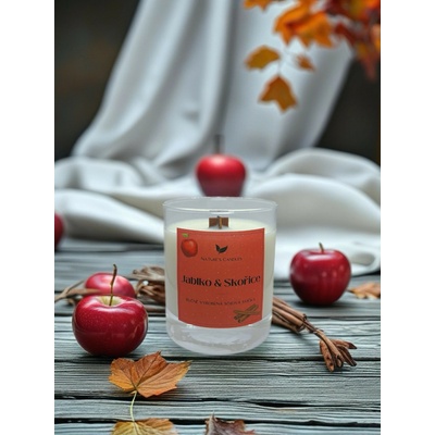 NATURES CANDLES Jablko a skořice 180 g