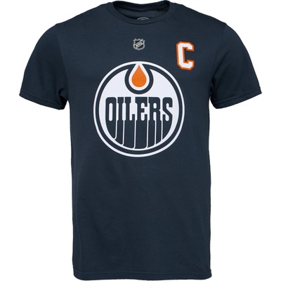 Fanatics tričko Edmonton Oilers Connor Mcdavid tmavo modrá